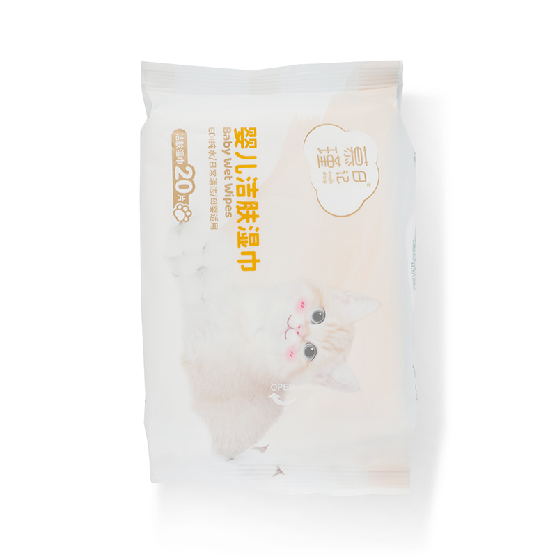 20 chusteczek On-The-Go Mini hipoalergiczne chusteczki czyszczące dla dzieci